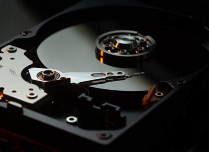 very nice photo of opened hdd