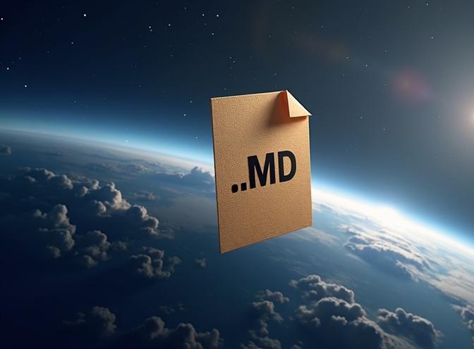 markdown-file in the space