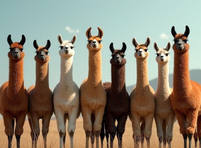 7 llamas - Comparing LLMs on Ollama