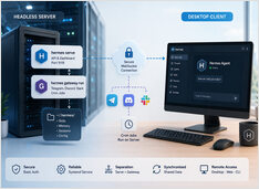 Hermes Agent: Headless Server + Remote Desktop Setup