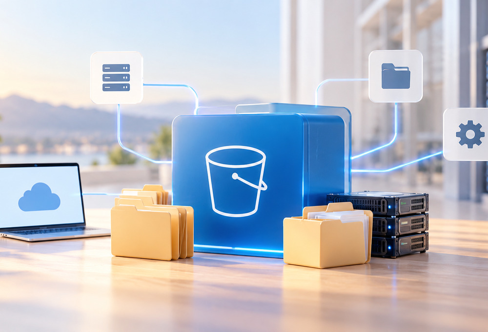 Self-hosted S3 storage: object stores and filesystem gateways behind one API