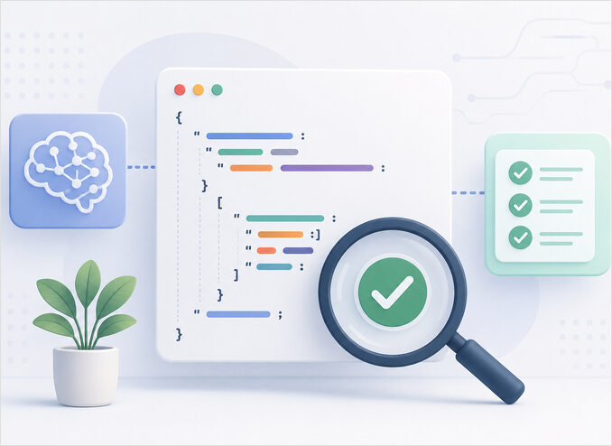 structured output validation infographic