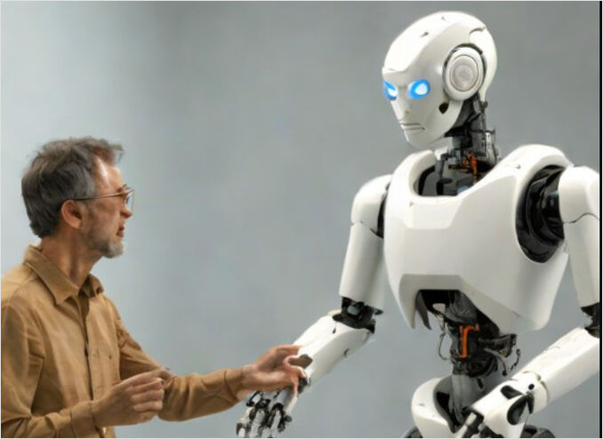 Human describing complex idea to a robot