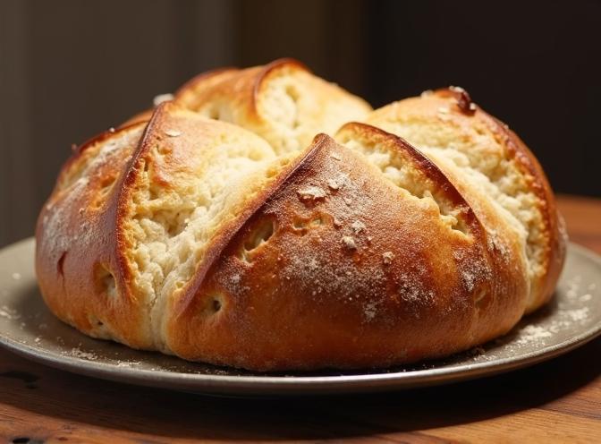 Nice looking bread on the tray