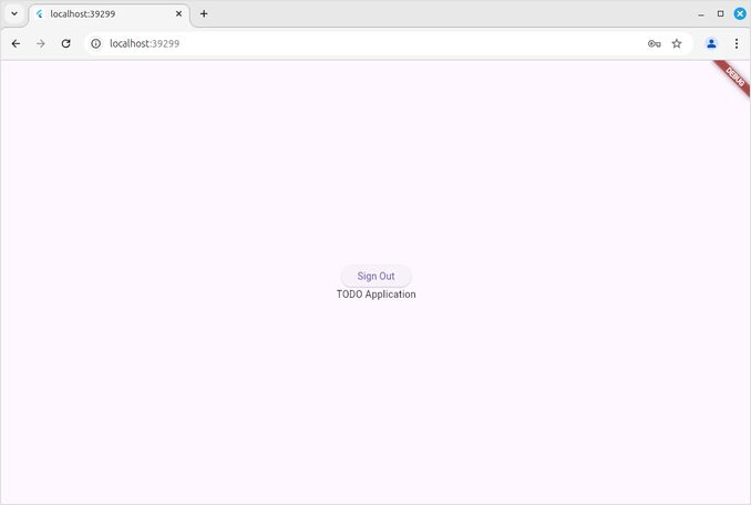empty app page