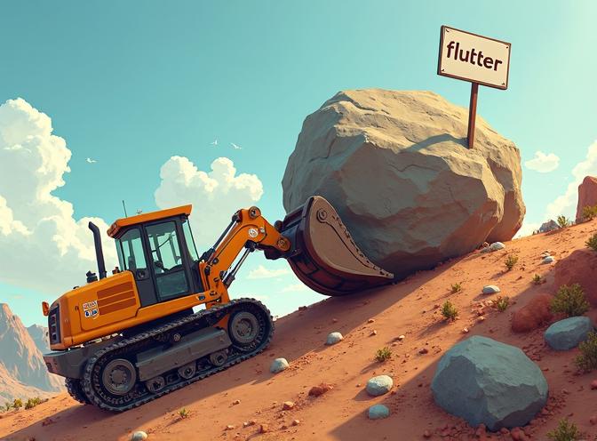 flutter troubles mega tracktor