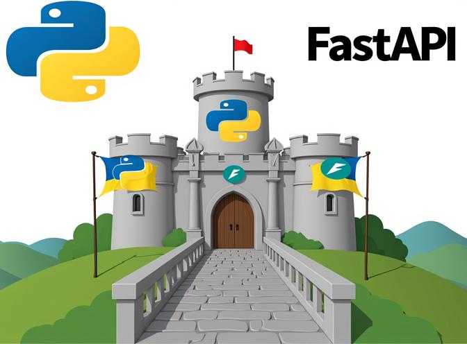 python and fastapi castle