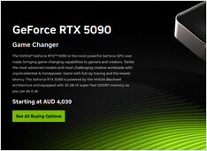 NVidia RTX 5080 and RTX 5090 prices in Australia - November 2025
